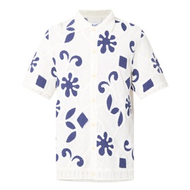 Porto Doodle Crochet Knit Shirt