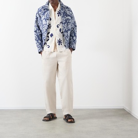 Porto Doodle Crochet Knit Shirt