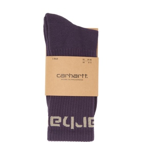 Logo Ribbed Socks