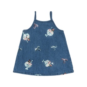 Magot Sequin Denim Dress
