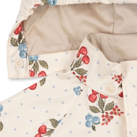 Palme Cherry Rain Jacket & Dungarees Two-Piece Set