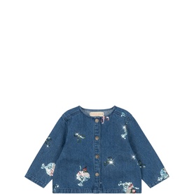Magot Sequin Denim Jacket