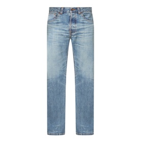 Alf Mid-Rise Straight Leg Jeans