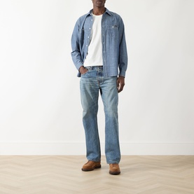 Alf Mid-Rise Straight Leg Jeans