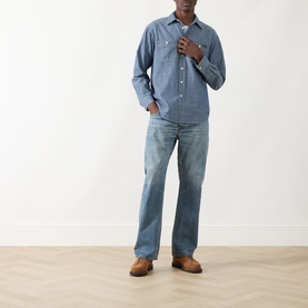 Alf Mid-Rise Straight Leg Jeans