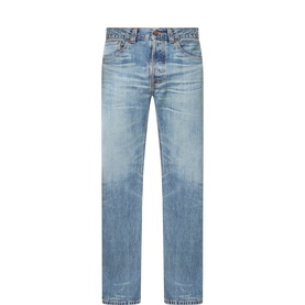 Alf Mid-Rise Straight Leg Jeans