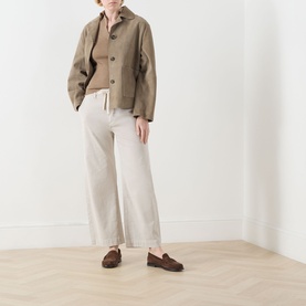 Arellia Cropped Tapered-Leg Jeans