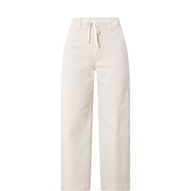 Arellia Cropped Tapered-Leg Jeans