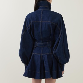 Luna Denim Utility Mini Dress