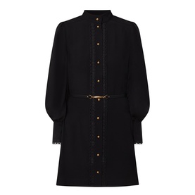 Trim Utility Mini Dress