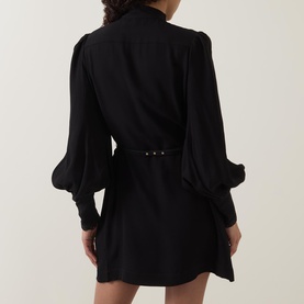 Trim Utility Mini Dress