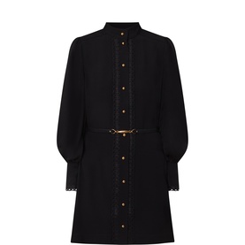 Trim Utility Mini Dress