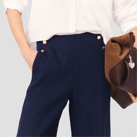 Bridge Sailor High-Rise Wide Leg Trousers