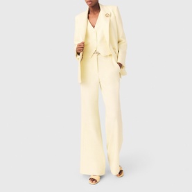 Vilellow Double-Breasted Blazer