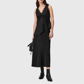 Darya Flared Slip Skirt