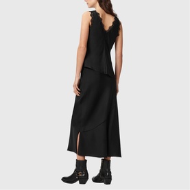 Darya Flared Slip Skirt