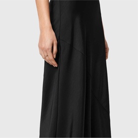 Darya Flared Slip Skirt
