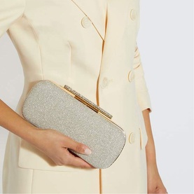 Body Structured Chain Strap Clutch