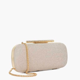 Body Structured Chain Strap Clutch