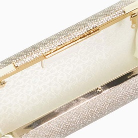 Body Structured Chain Strap Clutch