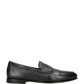 Carlo Grained Penny Loafers