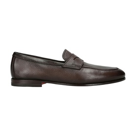Carlo Grained Penny Loafers