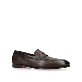 Carlo Grained Penny Loafers