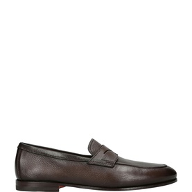 Carlo Grained Penny Loafers