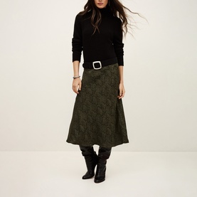 Rista Animal Jacquard Skirt