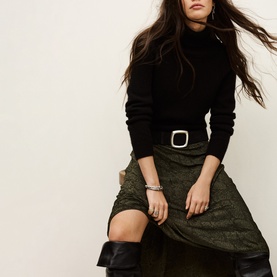 Rista Animal Jacquard Skirt
