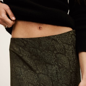Rista Animal Jacquard Skirt