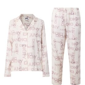 Monogram Flannel Long-Sleeved Pyjama Set