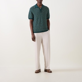 Esmay Shell Knitted Polo Shirt