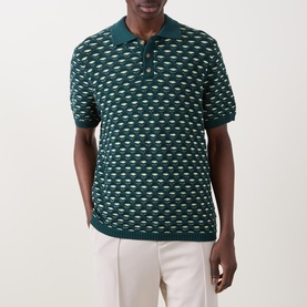 Esmay Shell Knitted Polo Shirt
