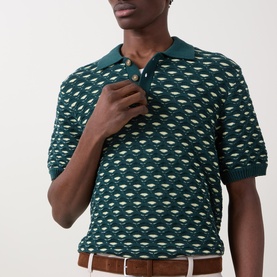 Esmay Shell Knitted Polo Shirt