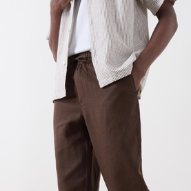 Patrick Logo Drawstring Casual Trousers