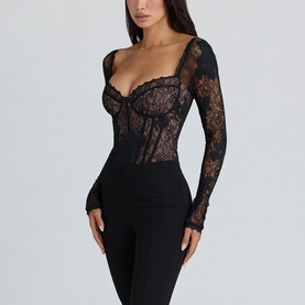 Aneira Lace Corset Bodysuit