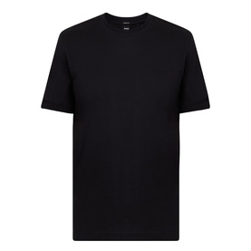 Boss Black Casual black crew neck T-shirt in 100% cotton, short sleeves, clean minimal design