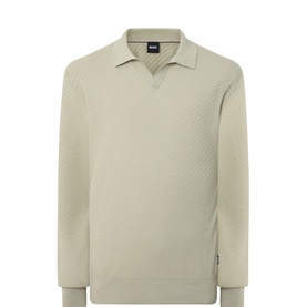 H Lomarino Logo Polo Sweater