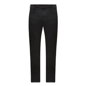 Boss Black Casual H-Delaware Slim-Leg Jeans in black, mid-rise with belt loops, five-pocket styling and tonal stitching