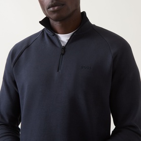 Logo Half-Zip Sweatshirt