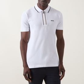 Phillix Logo Zip Polo Shirt