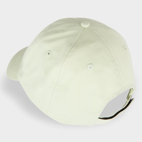 Hugo Boss Open Green cotton baseball cap, rear view showing curved brim, ventilation eyelets and gold metal logo detail