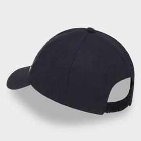 Hugo Boss Zed Logo Performance Baseball Cap in dark blue, six-panel design, stretch adjustable back, rear view