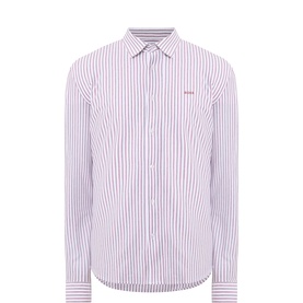 Mysoft Logo Striped Shirt