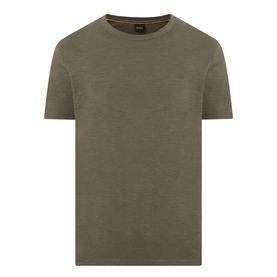 Hugo Boss Orange Bright Green crew neck T-shirt in 100% cotton, short sleeves, with small logo embroidery at chest