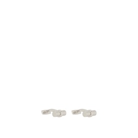 Hugo Boss B-Cilinder3 Cufflinks in silver-tone brass, T-bar style with cylindrical shape and engraved logo detail