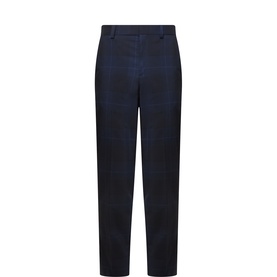 Hogan263X Tonal Check Suit Trousers