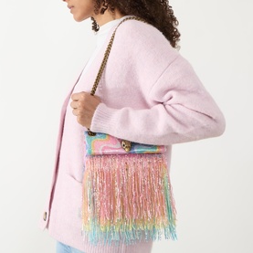 Fringed Kensington Mini Shoulder Bag