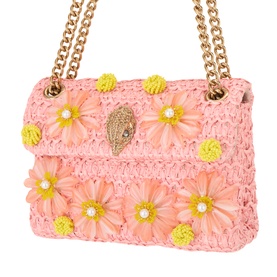 Kensington Raffia Mini Shoulder Bag
